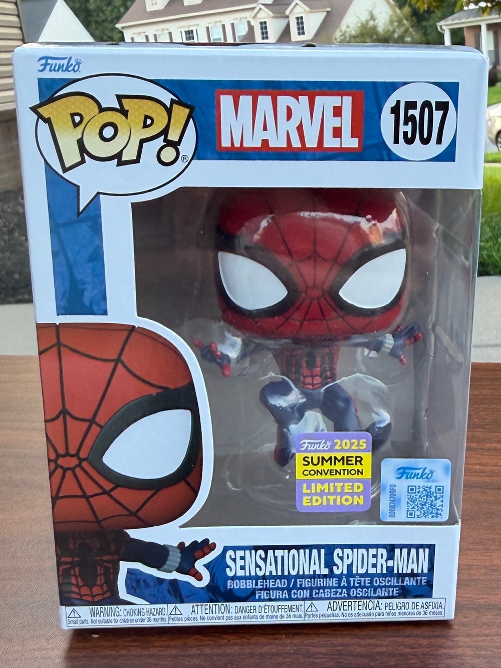 Funko Pop Marvel Sensational Spider-Man #1507 – 2025 Summer Convention Exclusive